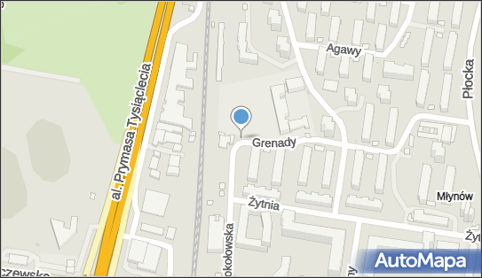 Podziemny, Grenady, Warszawa 01-154 - Hydrant