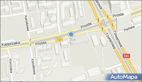 Podziemny, DW719, Prosta 69, Warszawa 00-838 - Hydrant