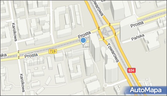 Podziemny, DW719, Prosta 69, Warszawa 00-838 - Hydrant