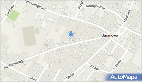 PaczkoPunkt InPost POP-BNO1, Madalińskiego 16, Baranowo 06-320, godziny otwarcia