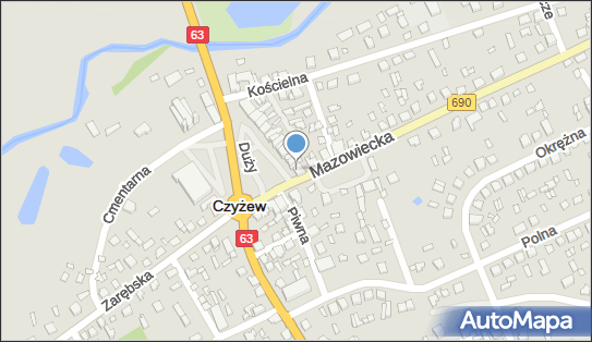 PaczkoPunkt InPost POP-CZZ2, Duży Rynek 2, Czyżew 18-220, godziny otwarcia