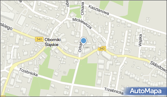 PaczkoPunkt InPost POP-OBS2, Orkana 1/2, Oborniki Śląskie 55-120, godziny otwarcia