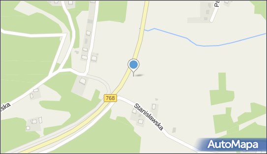 Kontrola ITD, DW 768, Mokrzyska - Inspekcja Transportu Drogowego