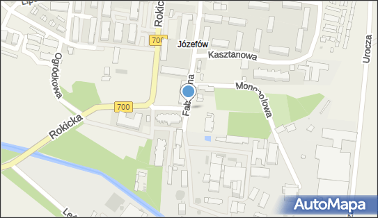 Figurka Jezus z krzyżem, Fabryczna, Józefów 05-860 - Kapliczka, Figura Świętych, Krzyż