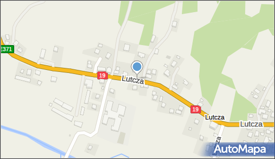 Kamienna kapliczka, Lutcza 631, Lutcza 38-112 - Kapliczka, Figura Świętych, Krzyż
