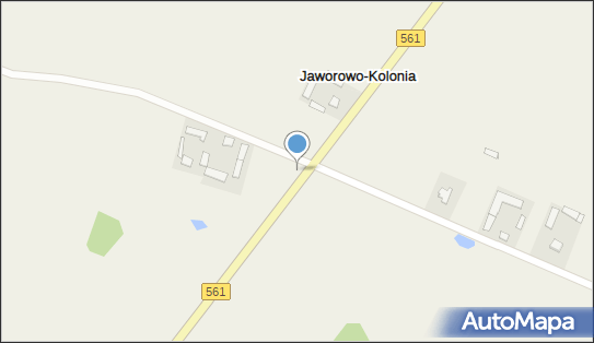 Kapliczka, Figura Świętych, Krzyż, DW 561, Jaworowo-Kolonia - Kapliczka, Figura Świętych, Krzyż