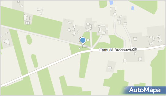 Kapliczka, Figura Świętych, Krzyż, Famułki Brochowskie 05-088 - Kapliczka, Figura Świętych, Krzyż