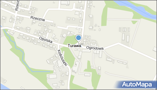 Kapliczka, Figura Świętych, Krzyż, Ogrodowa, Turawa 46-045 - Kapliczka, Figura Świętych, Krzyż