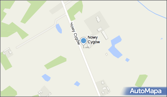 Kapliczka, Figura Świętych, Krzyż, Nowy Cygów, Nowy Cygów 05-326 - Kapliczka, Figura Świętych, Krzyż