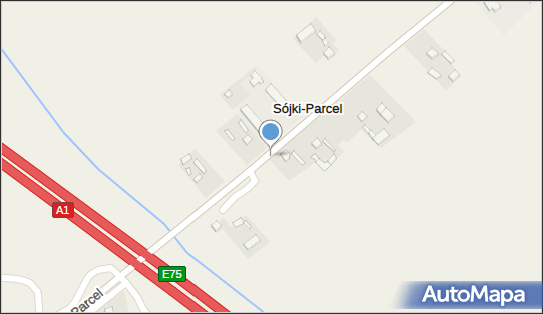 Kapliczka, Figura Świętych, Krzyż, Sójki-Parcel, Sójki-Parcel 99-307 - Kapliczka, Figura Świętych, Krzyż