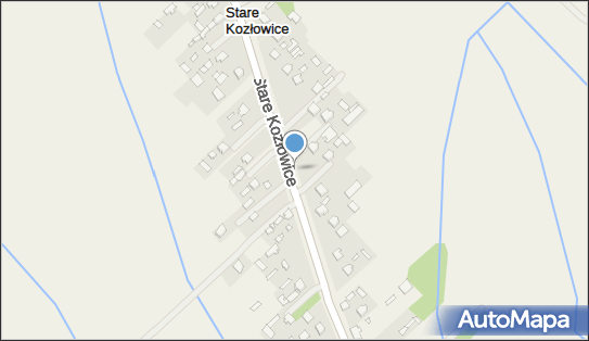 Kapliczka, Figura Świętych, Krzyż, Stare Kozłowice 96-315 - Kapliczka, Figura Świętych, Krzyż