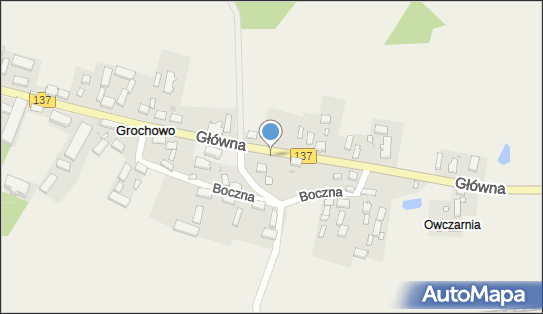 Kapliczka, Figura Świętych, Krzyż, Główna137 16, Grochowo 69-200 - Kapliczka, Figura Świętych, Krzyż