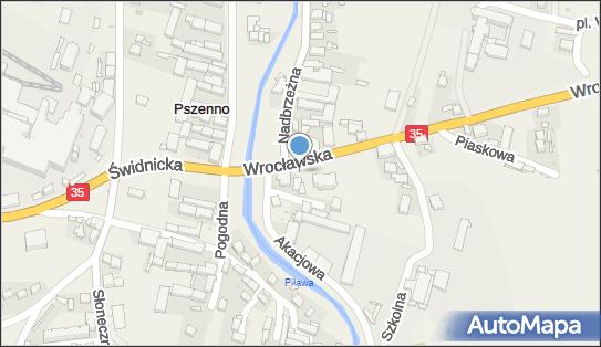 Kapliczka, Figura Świętych, Krzyż, Wrocławska35 4, Pszenno 58-125 - Kapliczka, Figura Świętych, Krzyż