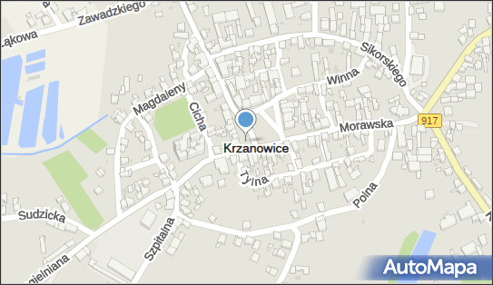 Kapliczka, Figura Świętych, Krzyż, Rynek 11, Krzanowice 47-470 - Kapliczka, Figura Świętych, Krzyż