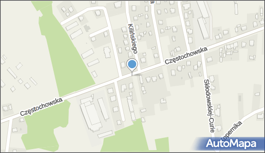 Kapliczka, Figura Świętych, Krzyż, Częstochowska 93A, Mstów 42-244 - Kapliczka, Figura Świętych, Krzyż