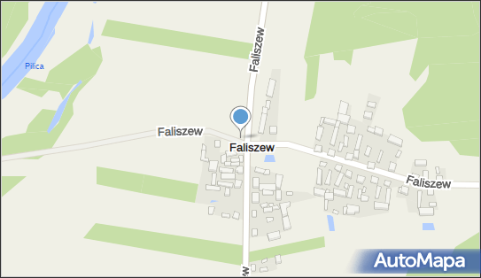 Kapliczka, Figura Świętych, Krzyż, Faliszew 8, Faliszew 97-570 - Kapliczka, Figura Świętych, Krzyż