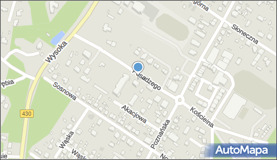 Kapliczka, Figura Świętych, Krzyż, Posadzego Ignacego, ks. 1 62-040 - Kapliczka, Figura Świętych, Krzyż