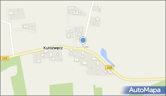 Kapliczka, Figura Świętych, Krzyż, Kurozwęcz 12, Kurozwęcz 76-042 - Kapliczka, Figura Świętych, Krzyż