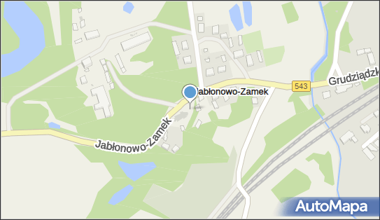 Kapliczka, Figura Świętych, Krzyż, Jabłonowo-Zamek 8 87-330 - Kapliczka, Figura Świętych, Krzyż