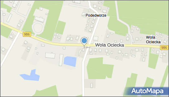 Kapliczka, Figura Świętych, Krzyż, Wola Ociecka 131 39-104 - Kapliczka, Figura Świętych, Krzyż