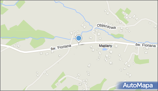 Kapliczka, Figura Świętych, Krzyż, św. Floriana, Pruchnik 37-560 - Kapliczka, Figura Świętych, Krzyż