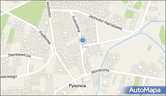 Kapliczka, Figura Świętych, Krzyż, Kościelna 12, Pysznica 37-403 - Kapliczka, Figura Świętych, Krzyż