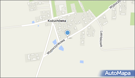 Kapliczka, Figura Świętych, Krzyż, Wypoczynkowa 54, Kożuchówka 21-470 - Kapliczka, Figura Świętych, Krzyż