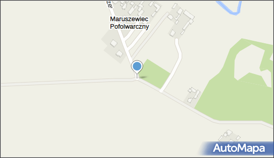 Kapliczka, Figura Świętych, Krzyż, Maruszewiec Pofolwarczny 21-345 - Kapliczka, Figura Świętych, Krzyż