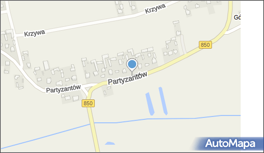 Kapliczka, Figura Świętych, Krzyż, Partyzantów850 8, Rachanie 22-640 - Kapliczka, Figura Świętych, Krzyż