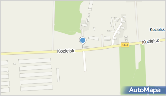 Kapliczka, Figura Świętych, Krzyż, Kozielsk, Kozielsk 09-310 - Kapliczka, Figura Świętych, Krzyż