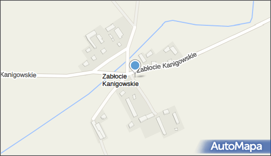 Kapliczka, Figura Świętych, Krzyż, Zabłocie Kanigowskie 5 13-111 - Kapliczka, Figura Świętych, Krzyż