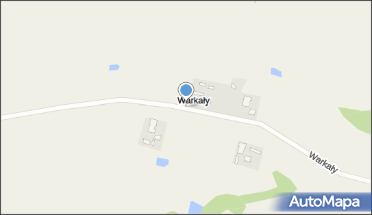 Kapliczka, Figura Świętych, Krzyż, Warkały 4A, Warkały 14-310 - Kapliczka, Figura Świętych, Krzyż