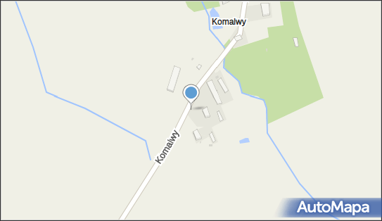 Kapliczka, Figura Świętych, Krzyż, Komalwy 2, Komalwy 11-008 - Kapliczka, Figura Świętych, Krzyż