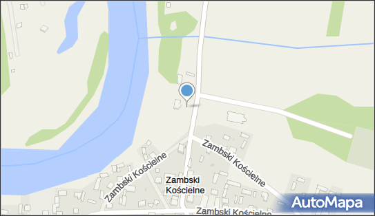 Kapliczka, Figura Świętych, Krzyż, Zambski Kościelne 81 07-215 - Kapliczka, Figura Świętych, Krzyż