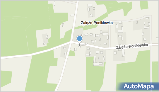 Kapliczka, Figura Świętych, Krzyż, Załęże-Ponikiewka 12 06-232 - Kapliczka, Figura Świętych, Krzyż