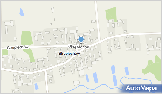 Kapliczka, Figura Świętych, Krzyż, Strupiechów 8, Strupiechów 07-111 - Kapliczka, Figura Świętych, Krzyż