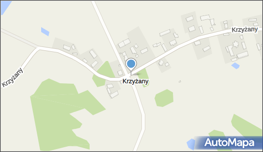 Kapliczka, Figura Świętych, Krzyż, Krzyżany 7, Krzyżany 11-520 - Kapliczka, Figura Świętych, Krzyż