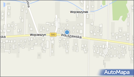 Kapliczka, Figura Świętych, Krzyż, Warszawska580, Wojcieszyn 05-082 - Kapliczka, Figura Świętych, Krzyż