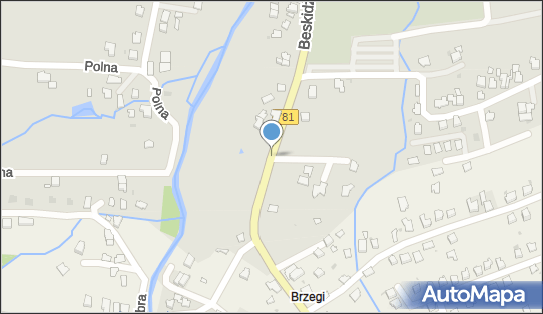 Kapliczka, Figura Świętych, Krzyż, DW 781, Beskidzka, Andrychów - Kapliczka, Figura Świętych, Krzyż