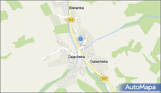 Kapliczka Miłosierdzia Bożego, wysokość 5m, Bielanka - Kapliczka, Figura Świętych, Krzyż