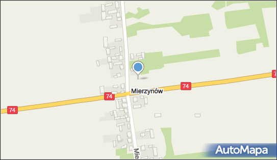 Krzyż, E678, Mierzynów - Kapliczka, Figura Świętych, Krzyż