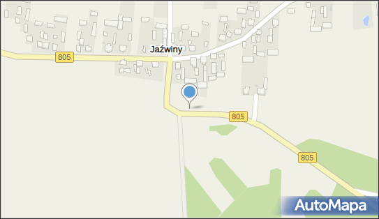 Metalowy krzyż, DW 805, Jaźwiny - Kapliczka, Figura Świętych, Krzyż