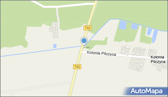 Nasz Sklep, DW 742, Pilczyca-Kolonia - Kapliczka, Figura Świętych, Krzyż