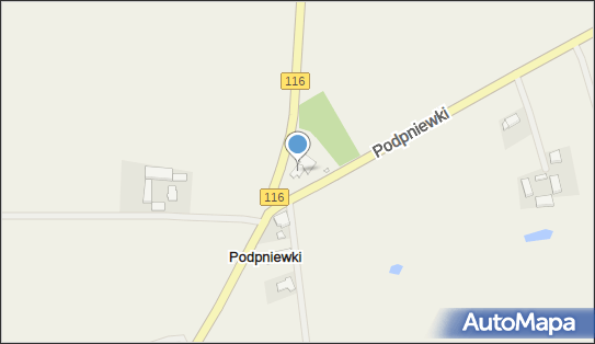 Gospoda na Rozdrożu, 6, Podpniewki 62-045 - Karczma, Gospoda, Zajazd