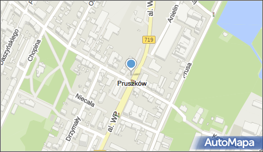 Kiosk, DW 719, Aleja Wojska Polskiego, Pruszków - Kiosk