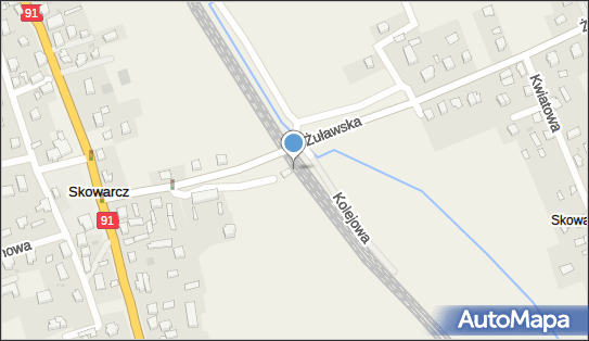 Kolej podmiejska, Żuławska 10, Skowarcz 83-032 - Kolej podmiejska