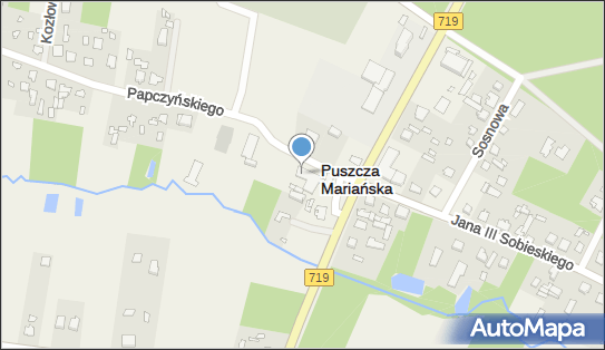 Posterunek Policji w Puszczy Mariańskiej, Papczyńskiego 3 96-330 - Komenda, Komisariat, Policja, numer telefonu
