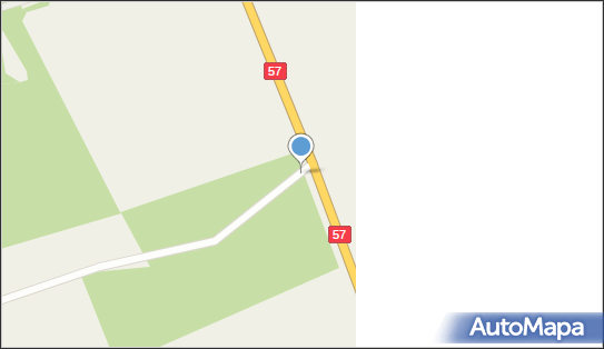 Parking Leśny, DK57, Dymer 11-300 - Leśny - Parking