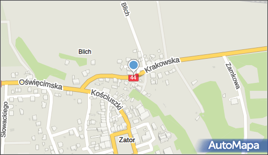 Bliska, Krakowska 6, Zator - LPG - Stacja