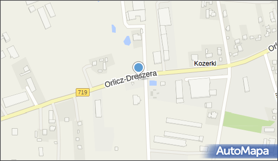 Stacja LPG, DW 719, Orlicz-Dreszera, Kozerki - LPG - Stacja